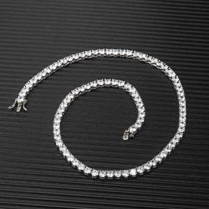3mm/4mm/5mm/6mm Tennis Chain Brass Necklace