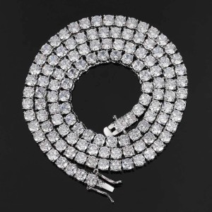 3mm/4mm/5mm/6mm Tennis Chain Brass Necklace