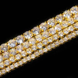 3mm/4mm/5mm/6mm Tennis Chain Brass Necklace