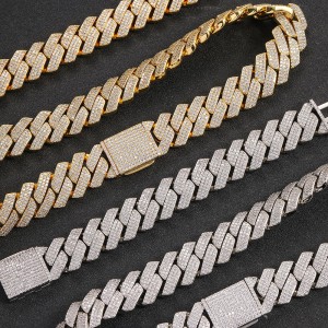 10mm/12mm/14mm/15mm/20mm Brass Cuban Link Chain Necklace