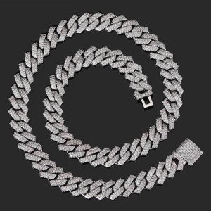 10mm/12mm/14mm/15mm/20mm Brass Cuban Link Chain Necklace