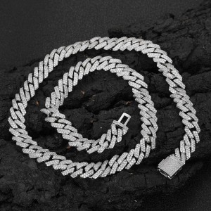 10mm/12mm/14mm/15mm/20mm Brass Cuban Link Chain Necklace