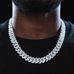 10mm/12mm/14mm/15mm/20mm Brass Cuban Link Chain Necklace