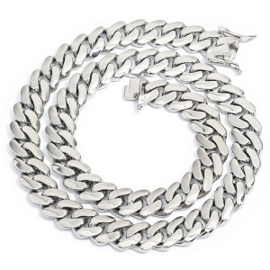 10mm/12mm/15mm/19mm/22mm Cuban Chain Brass Necklace