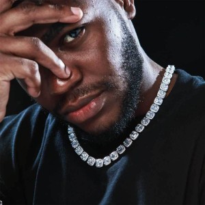 10mm Hip Hop Zirconia Ice Sugar Chain Brass Necklace