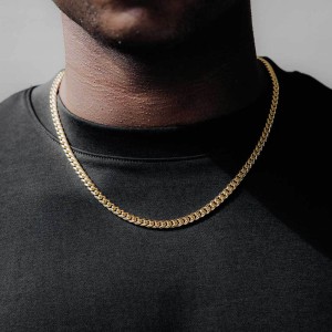 4mm/5mm/6mm/7mm/8mm/9mm Stainless Steel Cuban Chain Necklace