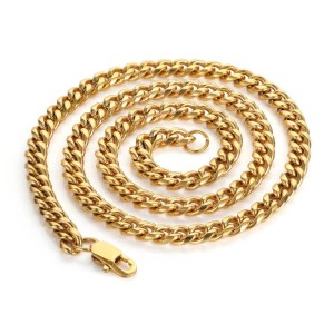 4mm/5mm/6mm/7mm/8mm/9mm Stainless Steel Cuban Chain Necklace