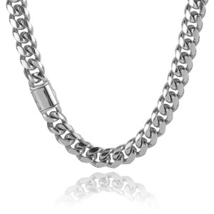 8mm/10mm/12mm/14mm Cuban Chain Stainless Steel Necklace