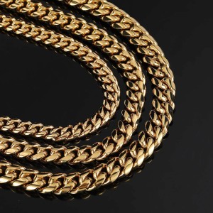 8mm/10mm/12mm/14mm Cuban Chain Stainless Steel Necklace