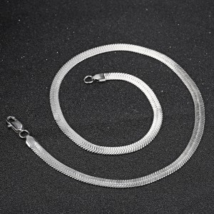 3mm/4mm/5mm/6mm Snake Blade Chain Stainless Necklace