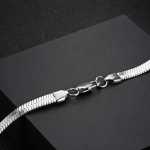3mm/4mm/5mm/6mm Snake Blade Chain Stainless Necklace