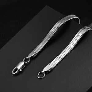 3mm/4mm/5mm/6mm Snake Blade Chain Stainless Necklace
