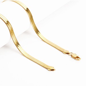 3mm/4mm/5mm/6mm Snake Blade Chain Stainless Necklace