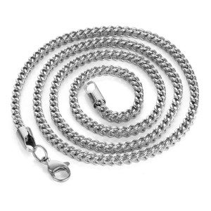 3mm Reverse Chain Stainless Steel Necklace