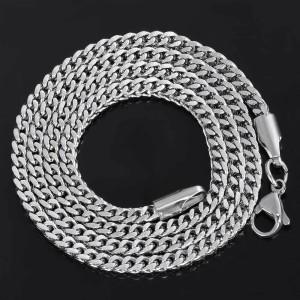 3mm Reverse Chain Stainless Steel Necklace