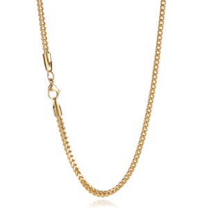 3mm Reverse Chain Stainless Steel Necklace