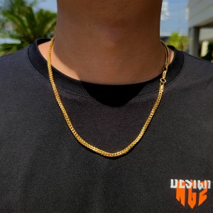 3mm Reverse Chain Stainless Steel Necklace