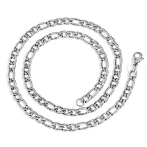 3mm/4mm/5mm/6mm Figaro Chain Stainless Steel Men Necklace