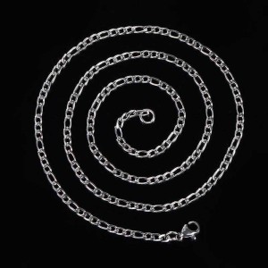 3mm/4mm/5mm/6mm Figaro Chain Stainless Steel Men Necklace