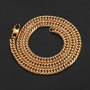 7mm/9mm Cuban Chain Stainless Steel Necklace