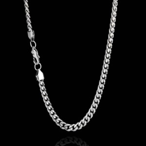 4mm/5mm/6mm/7mm/8mm/9mm Cuban Chain Stainless Steel Necklace