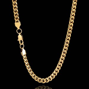 4mm/5mm/6mm/7mm/8mm/9mm Cuban Chain Stainless Steel Necklace