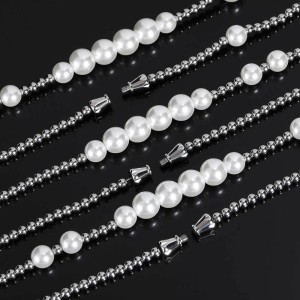 6mm/8mm/10mm Grass Pearl Stainless Steel Beads Chain