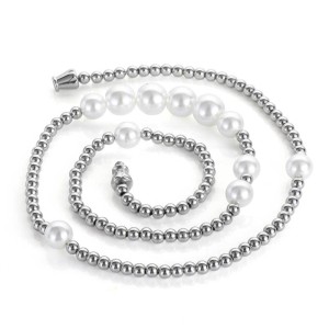 6mm/8mm/10mm Grass Pearl Stainless Steel Beads Chain