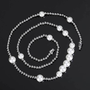 6mm/8mm/10mm Grass Pearl Stainless Steel Beads Chain