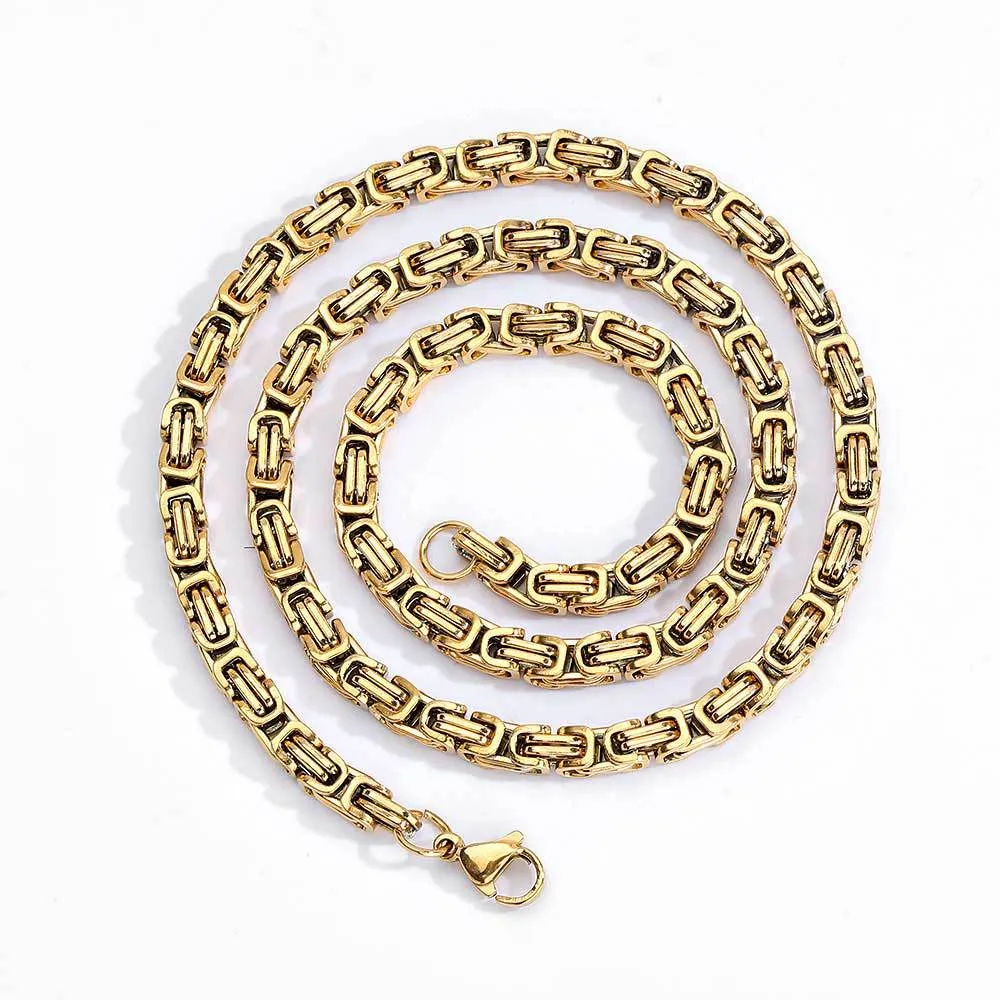 4mm Emperor Chain Stainless Steel Necklace
