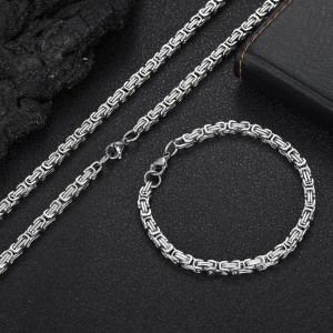 4mm Emperor Chain Stainless Steel Necklace