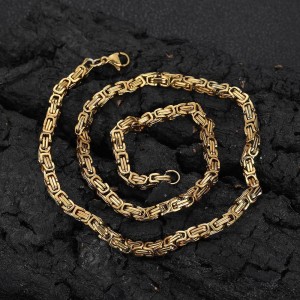 4mm Emperor Chain Stainless Steel Necklace
