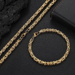 4mm Emperor Chain Stainless Steel Necklace