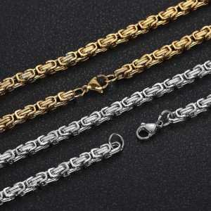 4mm Emperor Chain Stainless Steel Necklace