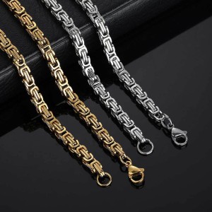 4mm Emperor Chain Stainless Steel Necklace