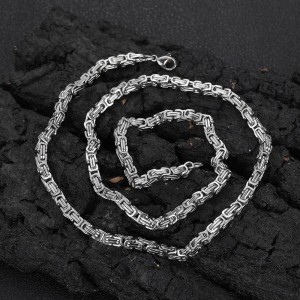 4mm Emperor Chain Stainless Steel Necklace